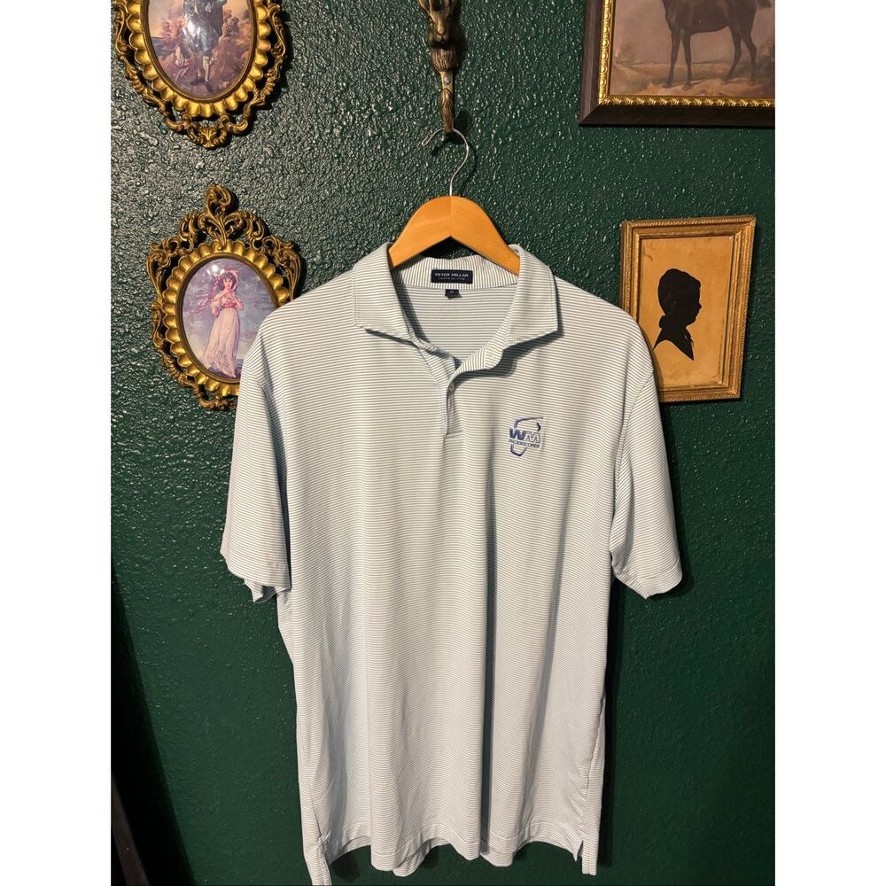 Men’s Peter Millar Crown Crafted Waste Management Phoenix Scottsdale Polo Sz XL
